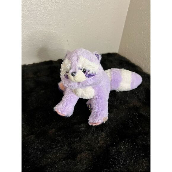 GANZ WEBKINZ "BRILLIANT BANDIT" #HM626 PURPLE PLUSH/STUFFED ANIMAL - NO CODE